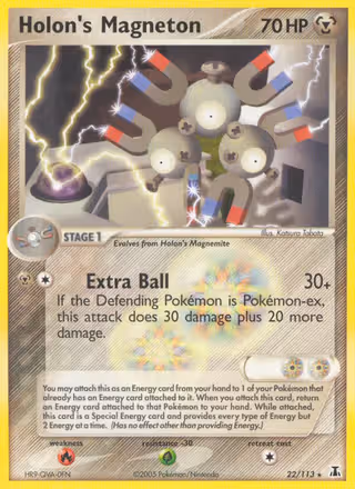 Holon's Magneton 22/113 Pokemon card