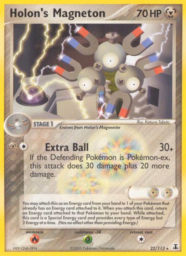 Holon's Magneton 22/113 Pokemon card