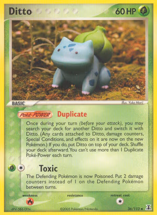 Ditto 36/113 Pokemon card