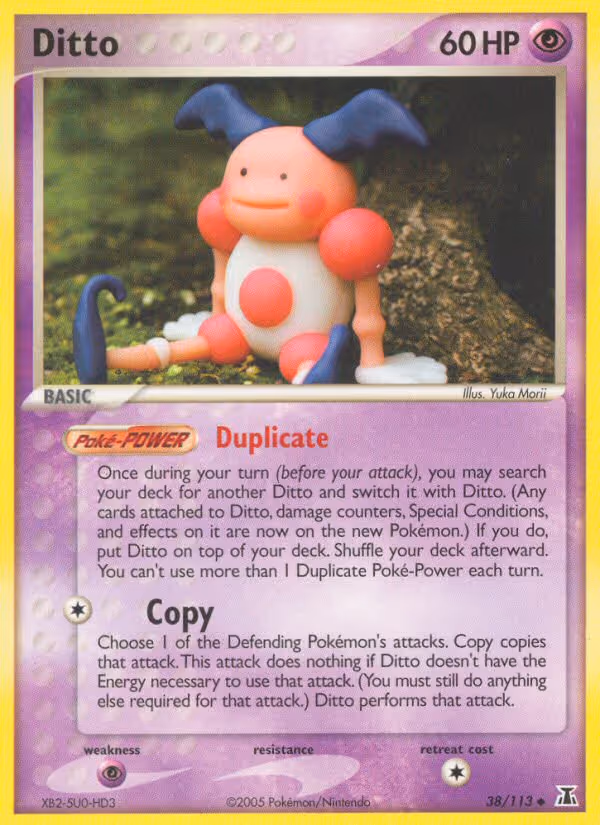 Ditto 38/113 Pokemon card