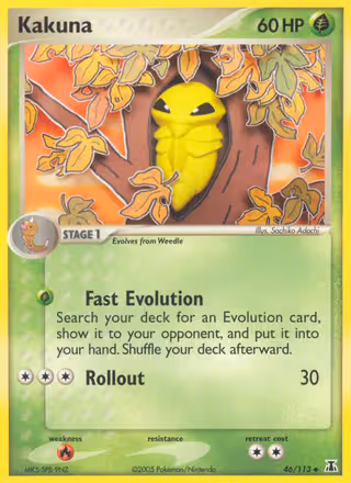 Kakuna 46/113 Pokemon card