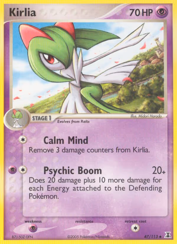 Kirlia 47/113 Pokemon card