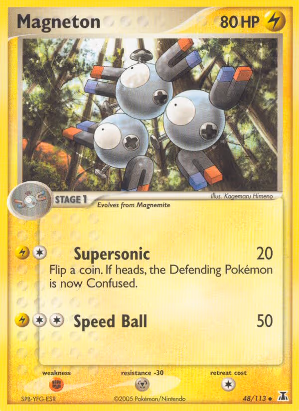 Magneton 48/113 Pokemon card
