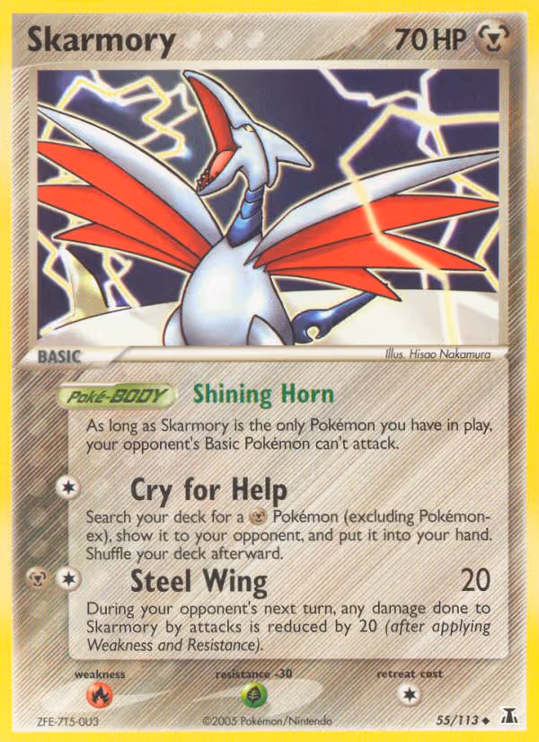Skarmory 55/113 Pokemon card