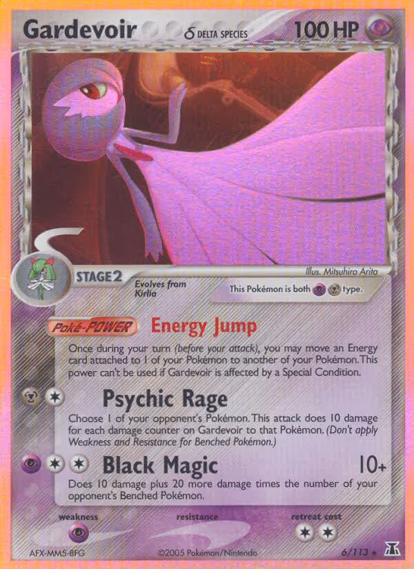 Gardevoir δ 6/113 Pokemon card
