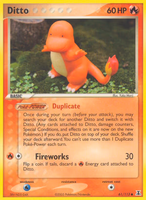 Ditto 61/113 Pokemon card