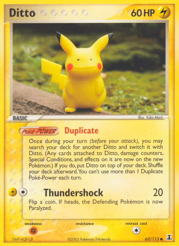Ditto 63/113 Pokemon card