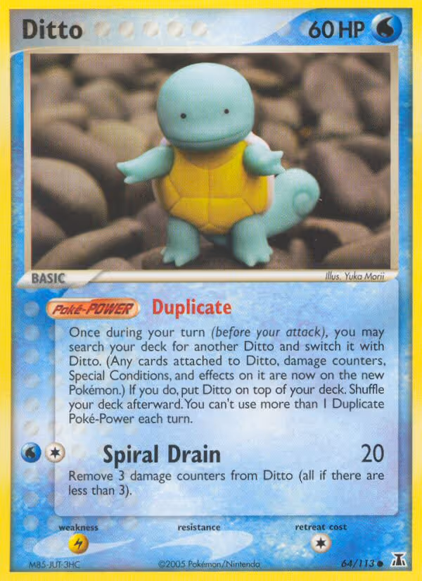 Ditto 64/113 Pokemon card