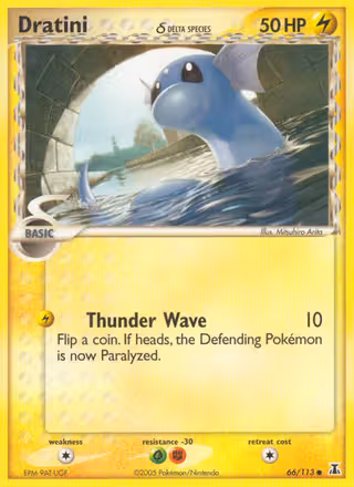 Dratini δ 66/113 Pokemon card