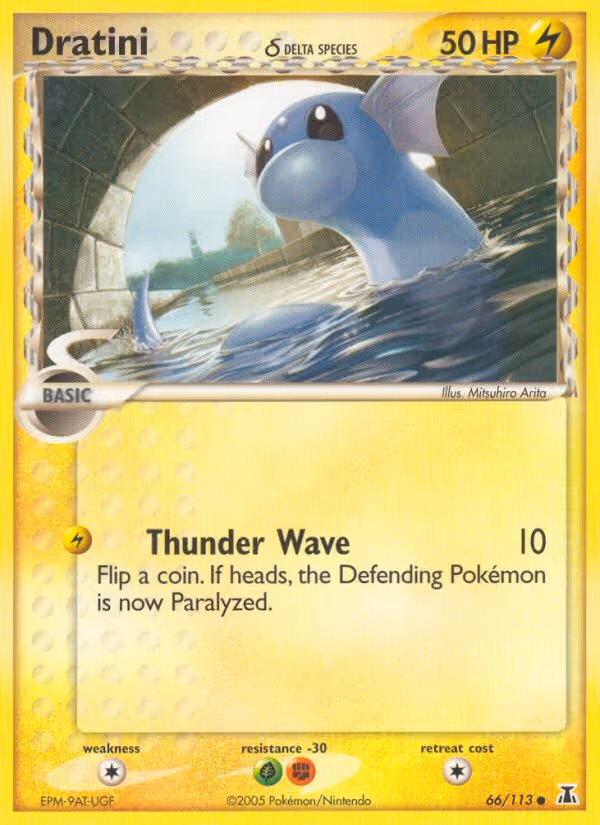 Dratini δ 66/113 Pokemon card
