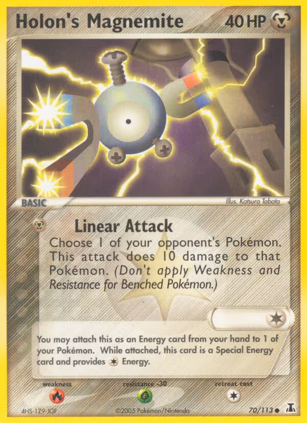 Holon's Magnemite 70/113 Pokemon card