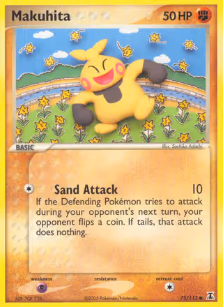 Makuhita 75/113 Pokemon card