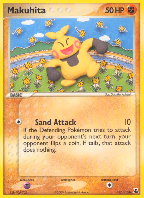 Makuhita 75/113 Pokemon card