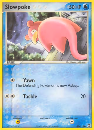 Slowpoke 83/113 Pokemon card