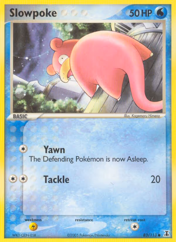 Slowpoke 83/113 Pokemon card