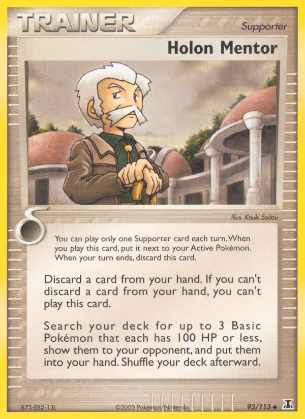 Holon Mentor 93/113 Pokemon card