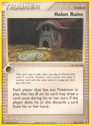 Holon Ruins 96/113 Pokemon card