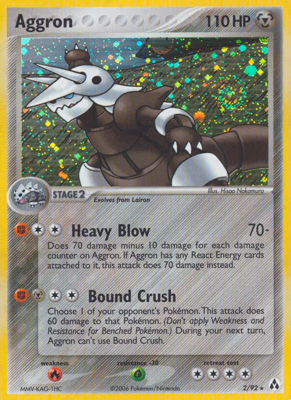 Aggron 2/92 Pokemon card
