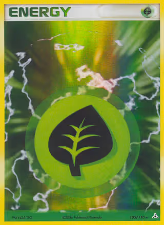 Grass Energy 105/110 Pokemon card