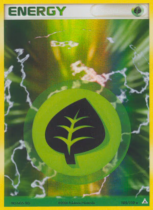 Grass Energy 105/110 Pokemon card
