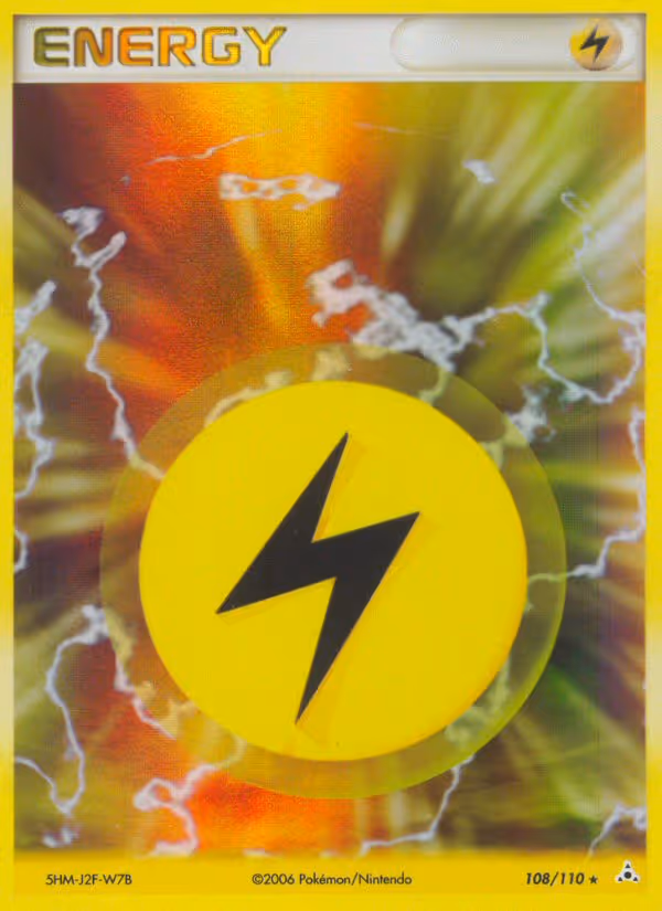 Lightning Energy 108/110 Pokemon card
