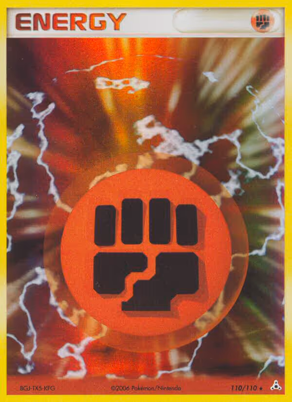 Fighting Energy 110/110 Pokemon card