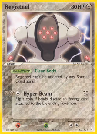 Registeel 29/110 Pokemon card