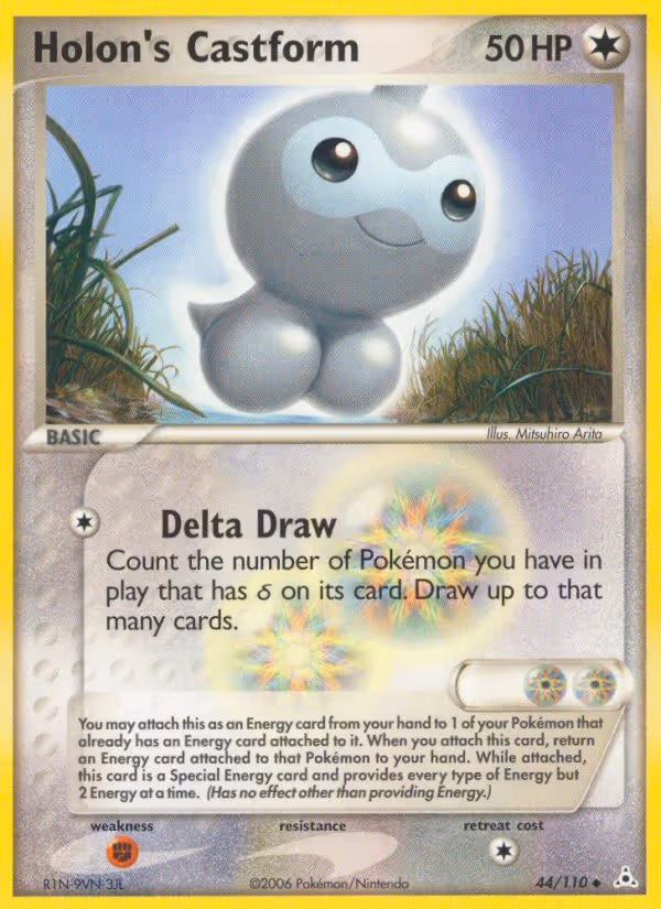 Holon's Castform 44/110 Pokemon card