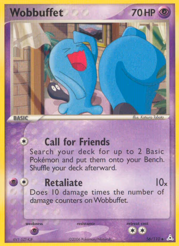 Wobbuffet 56/110 Pokemon card