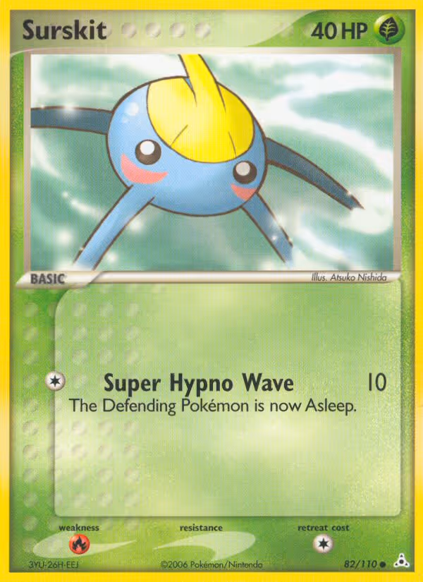 Surskit 82/110 Pokemon card