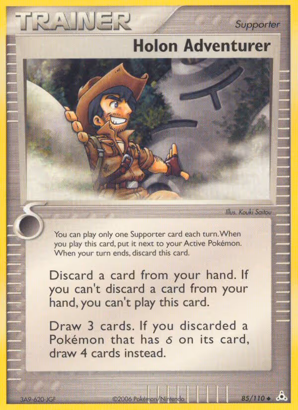 Holon Adventurer 85/110 Pokemon card