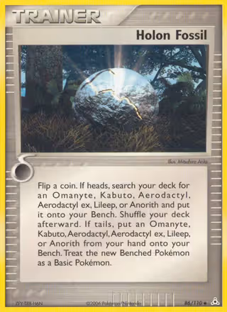 Holon Fossil 86/110 Pokemon card