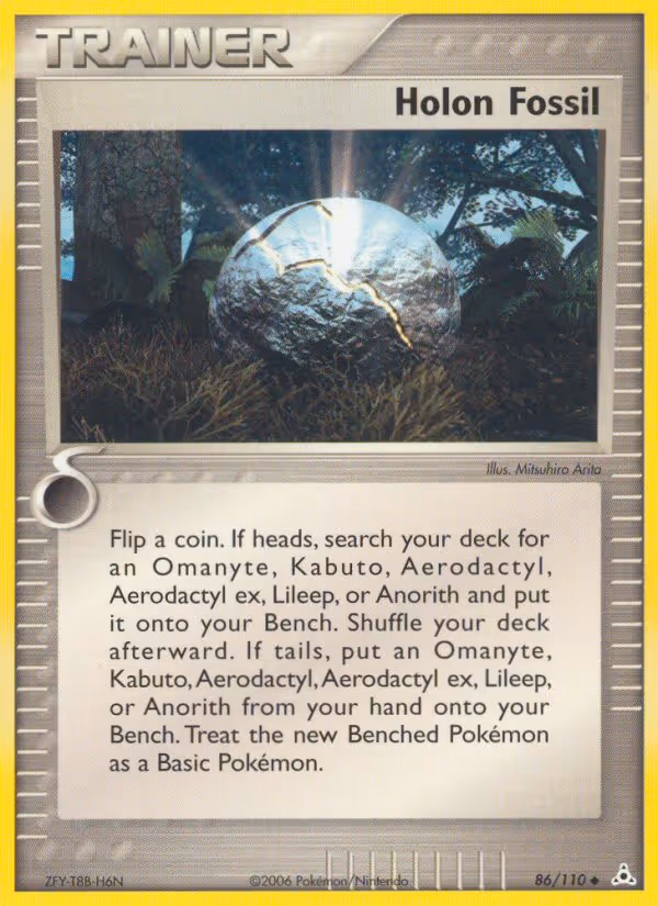 Holon Fossil 86/110 Pokemon card