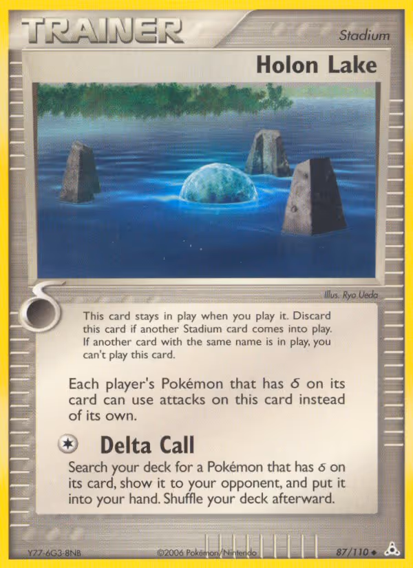 Holon Lake 87/110 Pokemon card