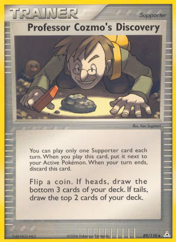 Professor Cozmo's Discovery 89/110 Pokemon card