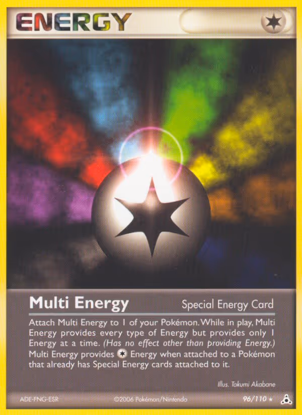 Multi Energy 96/110 Pokemon card