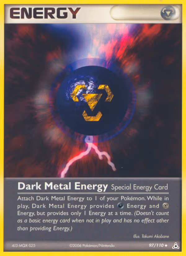 Dark Metal Energy 97/110 Pokemon card