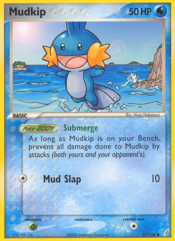 Mudkip 57/100 Pokemon card