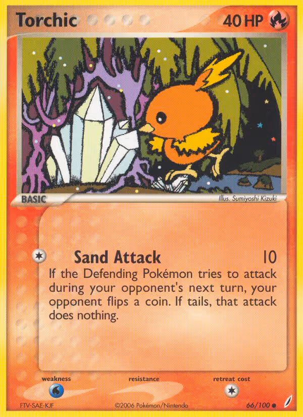 Torchic 66/100 Pokemon card