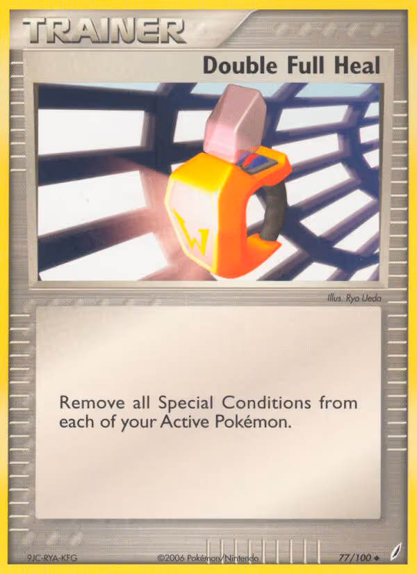 Double Full Heal 77/100 Pokemon card