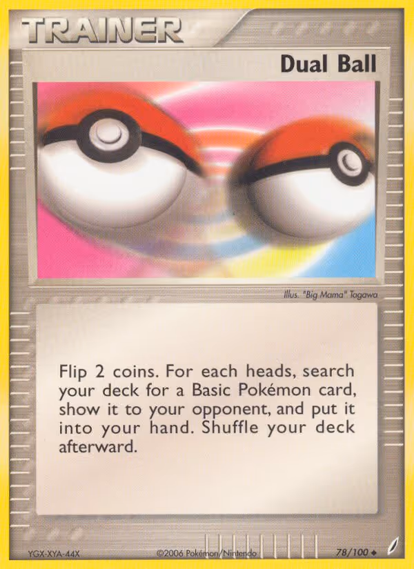 Dual Ball 78/100 Pokemon card