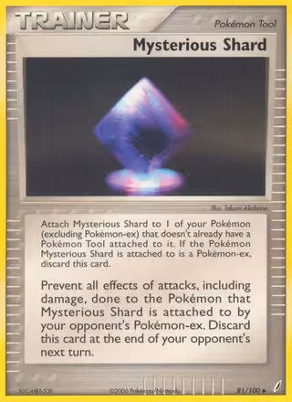 Mysterious Shard 81/100 Pokemon card