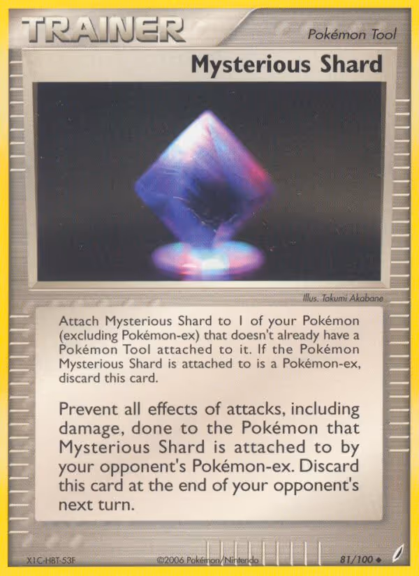 Mysterious Shard 81/100 Pokemon card