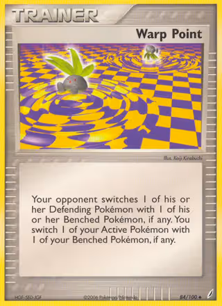 Warp Point 84/100 Pokemon card