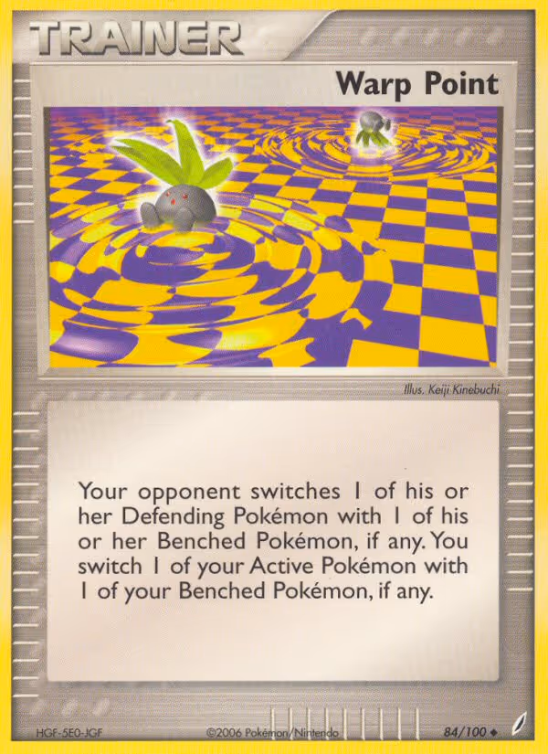 Warp Point 84/100 Pokemon card