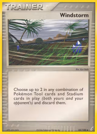 Windstorm 85/100 Pokemon card