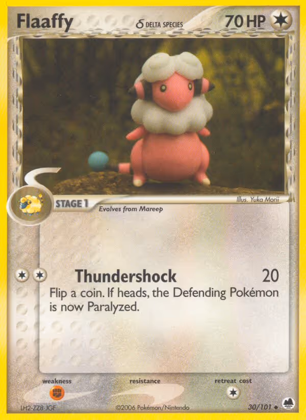 Flaaffy δ 30/101 Pokemon card