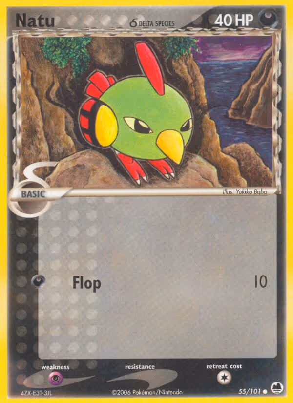 Natu δ 55/101 Pokemon card
