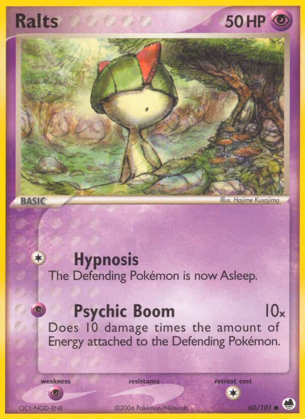 Ralts 60/101 Pokemon card