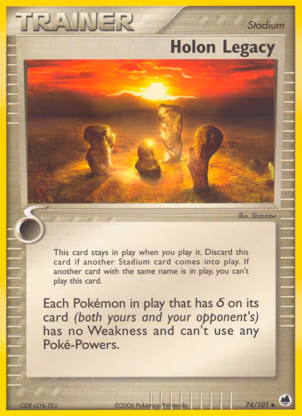 Holon Legacy 74/101 Pokemon card